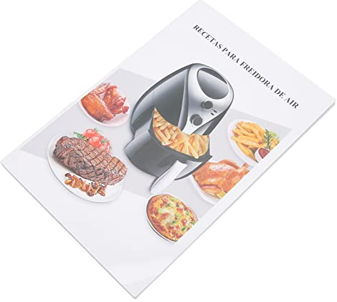 Naroote Libro di Ricette per Friggitrice Ad Aria Ricette Pratiche e Colorate per Un'alimentazione Sana per Principianti e Utenti Avanzati Regalo Perfetto Libro di Carta da 7 X 5 Pollici