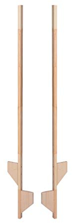 AZZAP Holzstelzen 140cm NATUR Holz Stelzen Kinderstelzen Ballance