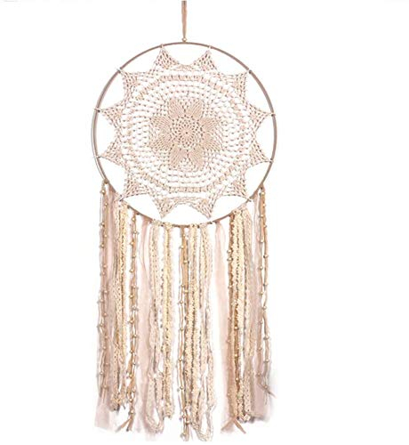 Handgemachte Traumfänger Wandbehang Mit Spitze Band Feder Quaste, Ton Des Meeres Traditionelle Dream Catcher Für Schlafzimmer Kinder Jungen Mädchen Zimmer Party Dekoration