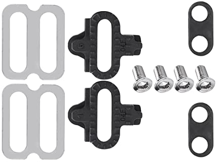 VGEBY1 Bike Cleat Set, Fahrradschuhe Pedale Cleats Set für Mountain Road Bike SPD Pedale