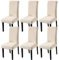YISUN Dining Chair Covers Set of 6, Stretch Removable Washable Kitchen Chair Covers, Chair Slipcover for Hotel, Dining Room, Ceremony, Banquet Wedding Party