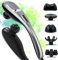 Megawise Hand-Percussion-Massagegerät RD 810 – Tiefengewebe-Muskelmassagegerät mit 5 einstellbaren Geschwindigkeiten, 6 austauschbaren Knoten – kabelgebundenes elektrisches Massagegerät