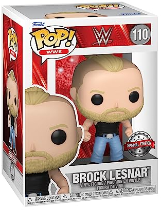 Funko Pop! WWE: Brock Lesnar - Amazon-Exklusiv - Vinyl-Sammelfigur - Geschenkidee - Offizielle Handelswaren - Spielzeug Für Kinder und Erwachsene - Sports Fans - Modellfigur Für Sammler und Display