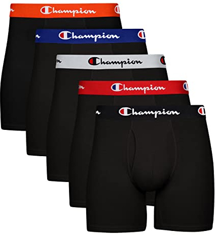 Champion Herren Champion Men's Underwear Trunks, Every Day Comfort Stretch Cotton Moisture-Wicking Underwear, Multi-Pack Badehose (3er Pack)