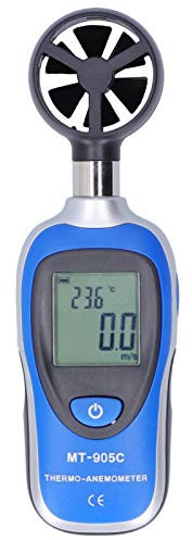 Anemometer,MT905C LCD Digital Anemometer Handheld Mini Wind Speed Gauge Meter Inspection Instruments