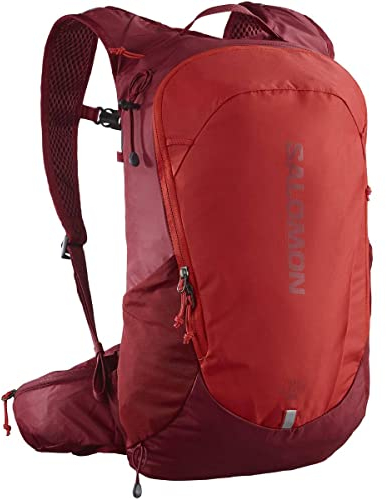 Salomon Trailblazer 20 Zaino 20L Unisex da Escursionismo, Versatilità, Facilità di utilizzo, Comfort e leggerezza, Rosso