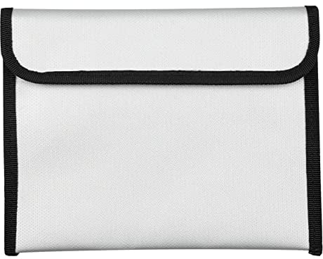 WakiHong Bolsa de Dinero a Prueba de Fuego Bolsa Ignifuga Impermeable Bolsa Ignifuga Dinero para Proteger Dinero Pasaporte Objetos de Valor Joyas Documento