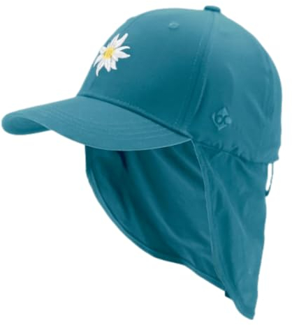Bavarian Caps Kinder Edelweiß Sonnenschutz Cap, hellblau, ONE Size