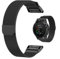 CZKE Magnetisches Armband für Garmin Fenix 7 x 3 HR 5 x 6 Pro 5 Plus Metall Milanaise Uhrenarmband 20/22/26 mm für Forerunner 935 945 Quick Pins, 26mm Fenix 6X 6XPro, Achat