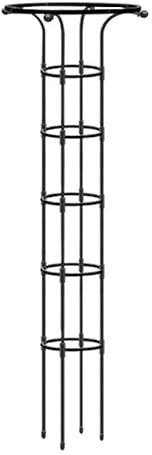 Rustproof Metallo Giardino Verticale Ombrello Traliccio per Piante rampicanti Viti in Vaso Verdure Fiori Patio reticoli Metallici griglia Torre per edera cetrioli clematide vasi
