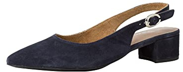 Tamaris Damen Slings Leder, blau, 40 EU