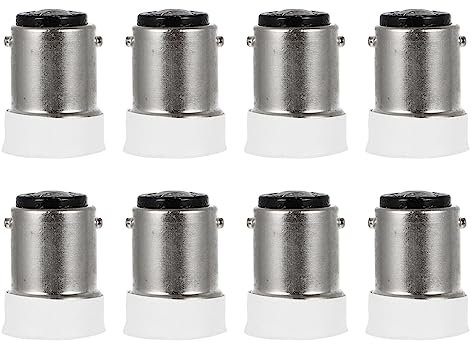 DOITOOL LED-Licht 8st Lampenfassung Licht Steckdose B15d Light Sockel Cup Sockeladapter Für Glühn Duftlampe Glüh Deckenkulisse B15d Lampenfassung Einstellen E14 Kupfer Perlmutt
