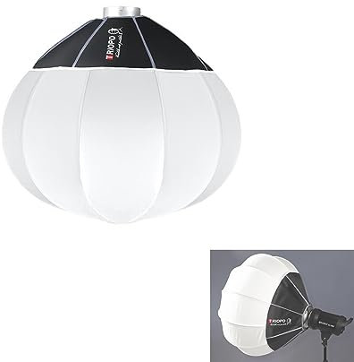 TRIOPO KQ55 21.6in/55cm Lanterna Softbox Bowens Mount Softbox Soft Light Modificatore per Aputure 300D Mark II 120D Godox SL-60W VL150 SL150WII FV150 AD200PRO AD300 AD400PRO AD600 VL300 VL200 UL150