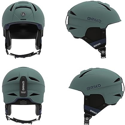 Briko Unisex – Erwachsene Helm Helmet, Matt Cuty Sark Green-Cloud Burst Blue, S