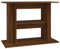 vidaXL Brown Oak Engineered Wood Aquarium Stand with Three Tiers for Display and Storage, Ideal for Living Room or Office Setting