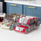 ROWNYEON Fridge Organisers Rolling Can Dispenser 2 Teir Foldable Beer Can Holder Fridge Soda Can Storage for Refrigerator Kitchen Cupboard Pantry Countertop,XL