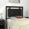 Homgoday Bettkopfteil Schwarz 95,5x4x100cm Massivholz Kiefer Holz Bett Rückwand Bettpaneel Kopfteil für Innen Zuhause Schlafzimmer Möbel Zubehör 790