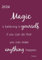 2024 Magic is believing in yourself, if you can do that you can make anything happen.: Der GROSSE DICKE - DIN A4 Kalender 2024 - 400 Seiten - jeder Tag 1 volle Seite Platz