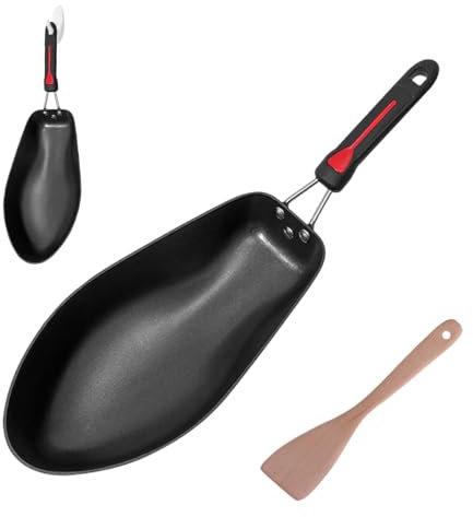 KERALI Fish Shape Frying Pan, Non Stick Fish Frying Pan, Kitchen Cooking Fish Fry Pan, BBQ Grill Pan, Serving Pan Fryer Boasts a Non-Stick Coating for Cooking, Grilling & Frying Delights