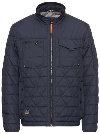 camel active Herren Steppjacke mit Stehkragen