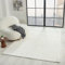 VIMODA Teppich Wohnzimmer Kurzflor Schlafzimmer Wellen Hochtief-Muster/Boho Sakndi, Farbe:Creme, Maße:80x150 cm