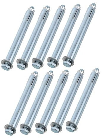 ULTECHNOVO 20pièces Vis À Expansion Pour Ancrages Muraux Et Fixation De Vitesse Installation Facile Résistance À Usure Applications Polyvalentes