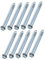 ULTECHNOVO 20pièces Vis À Expansion Pour Ancrages Muraux Et Fixation De Vitesse Installation Facile Résistance À Usure Applications Polyvalentes