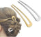 AFCJLTO 2 Piezas Pinza para el Cabello en forma de U, Metal Palo para el Cabello en Forma de U,Pelo Broche de Pelo Francés, Horquilla de Aleación, Horquillas en Forma U para Mujeres Niñas