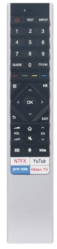 Ersatz Fernbedienung ERF6A64 ERF6A62 Fit for Hisense Smart TV 100L5FTUK-B1