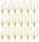 Hobbspring 100pcs French Earring Hooks Real 18K Gold Plated Ear Wires 316 Stainless Steel Fishing Earrings Wire Hook with Vertical Loop for DIY Dangle Earrings Crafts Supplies