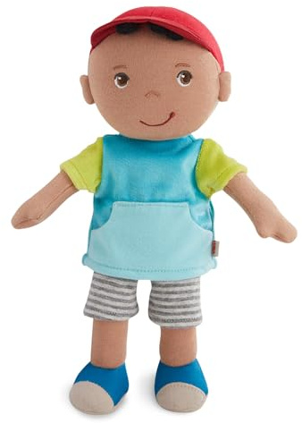 HABA Gabriel Snug Up Soft Rag Doll 25cm for Babies and Toddlers | Comfort Companion, Gentle Fabric, Role Play, Travel Friendly, Child Development, Cuddly Design, Ages Up to 4 Years, Gift Idea