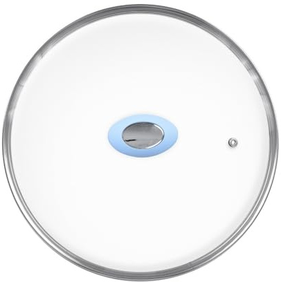 Durandal | Couvercles en verre pour poêles à frire Équilibre | Couvercle 20cm, 24cm, 28cm, 32cm avec poignée & trou régul'vapeur
