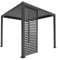 Green Spirit Pergola Seitenwand Mirador für 4m Pergola Classic & Deluxe - Anthrazit, 123x236 cm, Windschutz, Sonnenschutz, Sichtschutz Paneel