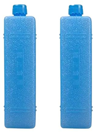 2 Pieces Thin Cold Packs For Cooler Box, Reusable Cold Packs For Air Conditioner, Are Leakproof Packs Freezing Blocks, Ice Crystal Box For Lunch Packs Air Cooler Food Preservation