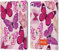 Head Case Designs Licenza Ufficiale Emoji® Fucsia E Porpora Farfalle Custodia Portafoglio in Pelle Compatibile con Apple iPad Air 13 2024/2025