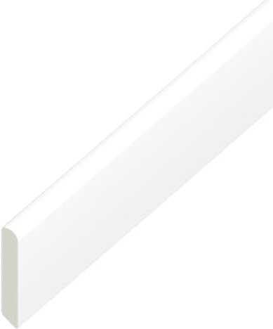 30mm x 2m White uPVC Window & Door Finishing Trim – 1 Pack