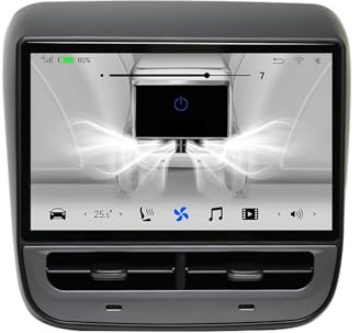 système de Navigation GPS pour Voiture Écran Tactile de Divertissement arrière 7 Pouces avec système Android 12 pour Tesla pour Model 3 Y