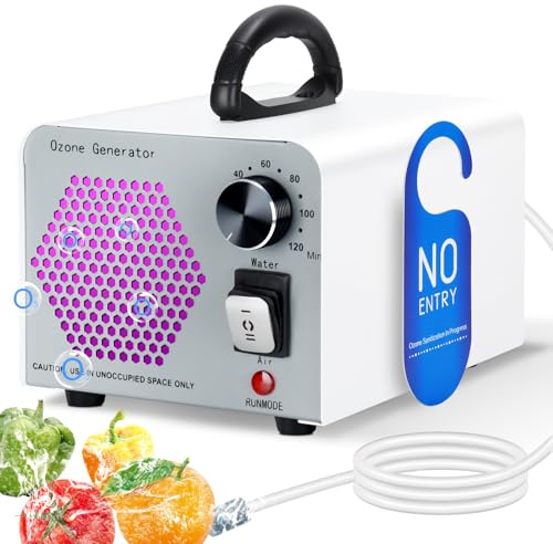 GMGXX Generador de ozono 2 en 1, 100000 mg/h