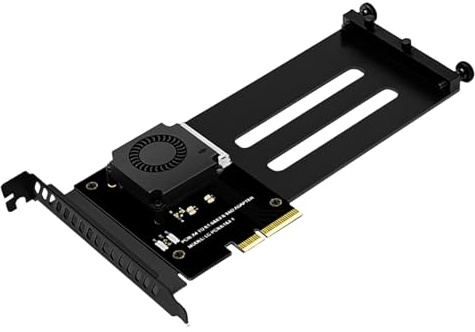 Kangnice Hochleistungs PCIe 5.0 E1S inklusive Lüfterkühlung für NVMe Arrays in Speicherumgebungen mit hoher Dichte, aktive Kühlung