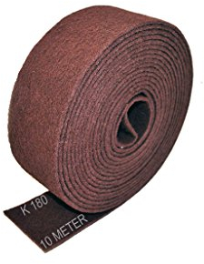 10 m Schleifvliesrolle Körnung 180 - Schleifvlies, Vlies Rolle, Vliespads, Schleifpad, Polieren.
