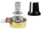 OcioDual Potentiometer Dreh Poti B10K 10K Ohm Linear+ Weiss Cap für Raspberry Robot