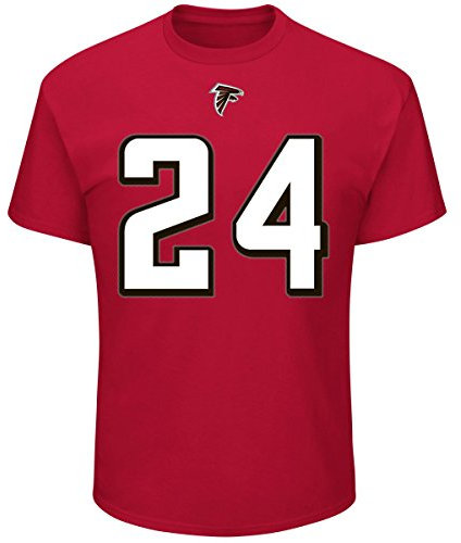 Majestic Athletic NFL Football T-Shirt Atlanta Falcons Devonta Freeman #24 rot Trikot Jersey Receiver (S)