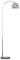 MiniSun | Modern Designer Style Polished Chrome Floor Lamp with a Polished Chrome Light Shade | Floor Lamps & Torchieres, Home Décor & Improvement Essential | Includes 6W LED E27 Light Bulb