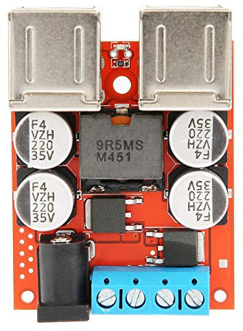 DC-DC Wandler Spannung Power, Elektrowerkzeug-Zubehör Akkus, Ladegeräte Modul Auto 12V 24V 8-35V bis 5V 8A 4 USB-Ladegerät