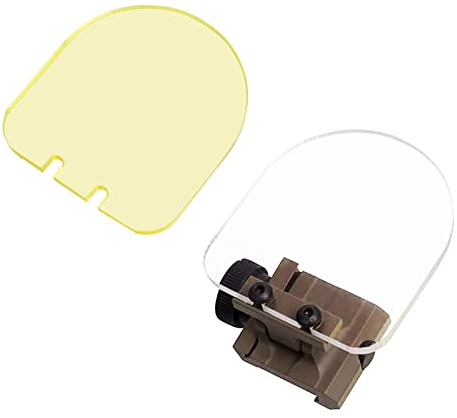 ToopMount Scope Lens Tactical Lens Screen Cover 3mm Foldable Lens Protector fit 20mm Rail for Outdoor Sport