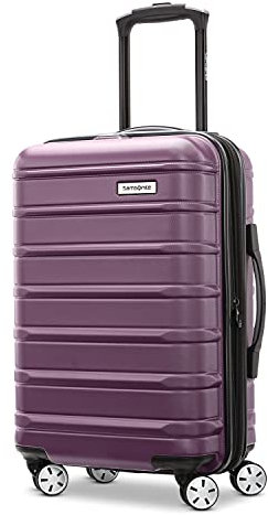 Samsonite Omni 2 Hartschalengepäck mit drehbaren Rollen, Unisex, erweiterbar, Violett, Carry-On 19-Inch, Omni 2 Hardside Erweiterbares Gepäck mit Spinnrollen
