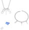 XHBTS Halskette Bangtan Boys Army B.T.S. Anhänger und Armband mit Mini-Stoff und Mini-Box