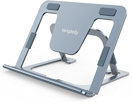 Tablet iPad Ständer Halterung Faltbar Verstellbar, Desktop Tablet Halter aus Aluminiumlegierung Zeichen ständer Handyhalter Dock für iPad 7 bis 12.9, Surfaces, Handys etc (Weltraum grau)