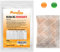 500 g x 2 Packungen wiederaufladbare Kieselgel-Trockenmittel-Päckchen in Lebensmittelqualität, schnelle Reaktivierung von Trockenmittelbeutel, Feuchtigkeitsanzeige, orange bis grün, für Auto, Schrank,