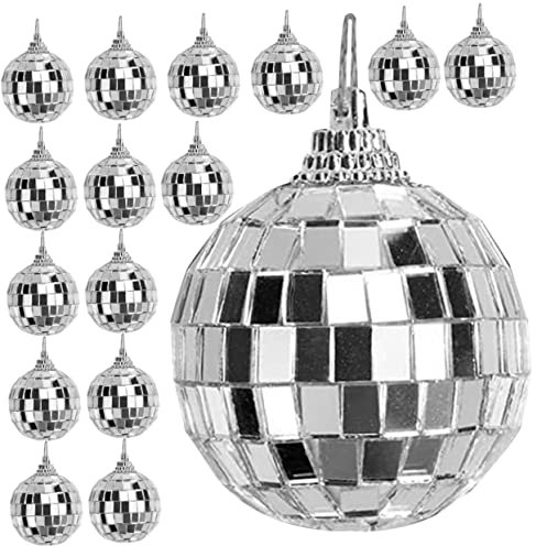 Toyvian 24 Stück Lob Cupcake Ornamente Cupcake Topper Krippe Ornament Urlaub Anhänger Dekoration Disco Party Dekorationen Rote Ornamente Für Weihnachtsbaum Hängende Weihnachtskugeln